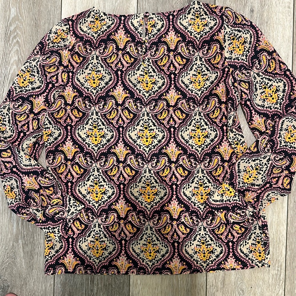 J crew patterned top - Picture 4 of 5